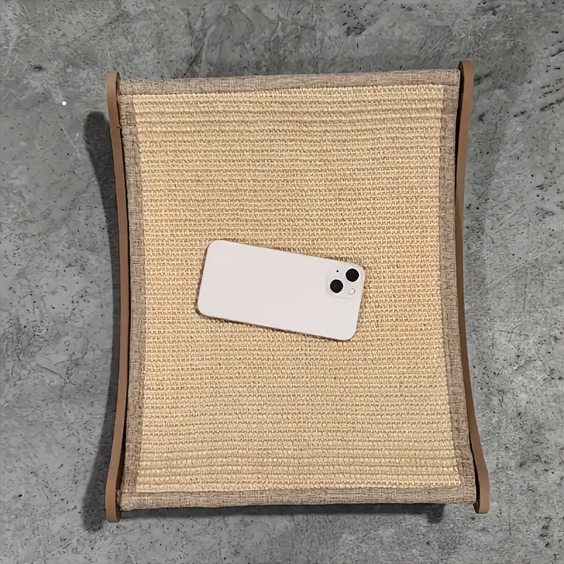 Lit pour chat à surface incurvée, plusieurs tailles disponibles pour permettre aux chats de « griffer et se blottir » et profiter d'un bonheur total, intérieur en carton, extérieur en bois massif