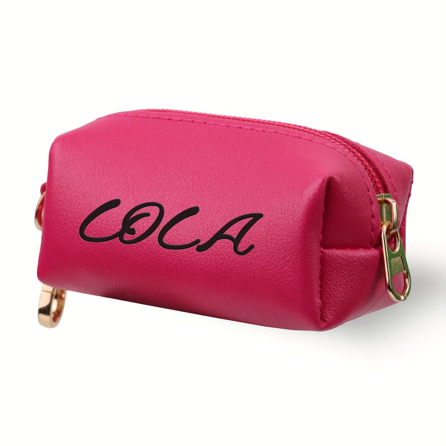Porte-sac à crottes pour chien avec fermeture éclair, personnalisable, diverses couleurs