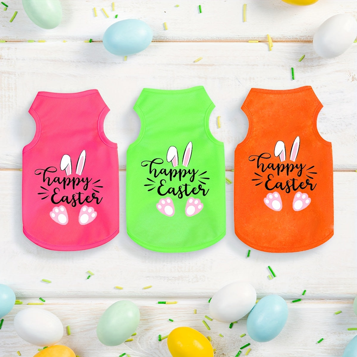 Gilet imprimé printemps/été très populaire et best-seller pour Pâques, frais et respirant, diverses couleurs