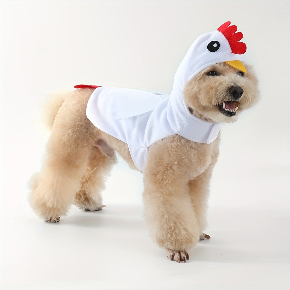 Costume de Pâques en forme de poulet mignon, pour petits chiens, diverses couleurs