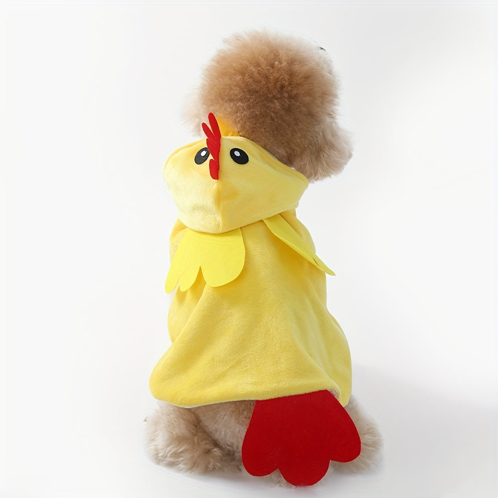Costume de Pâques en forme de poulet mignon, pour petits chiens, diverses couleurs
