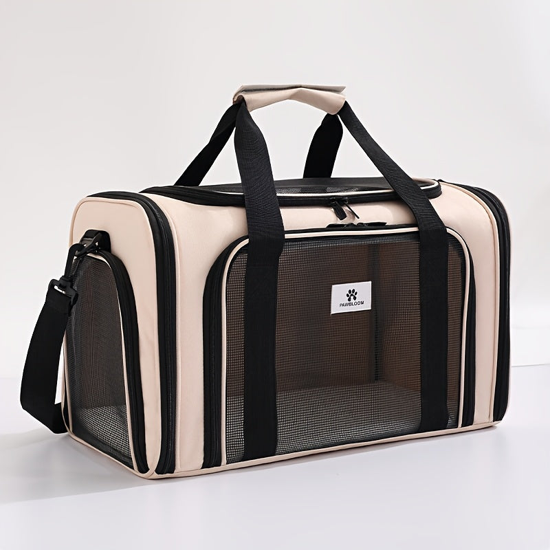 Sac de transport pour chien et chat, conçu en maille pour permettre une totale aération pour un confort optimal de votre animal. Diverses couleurs