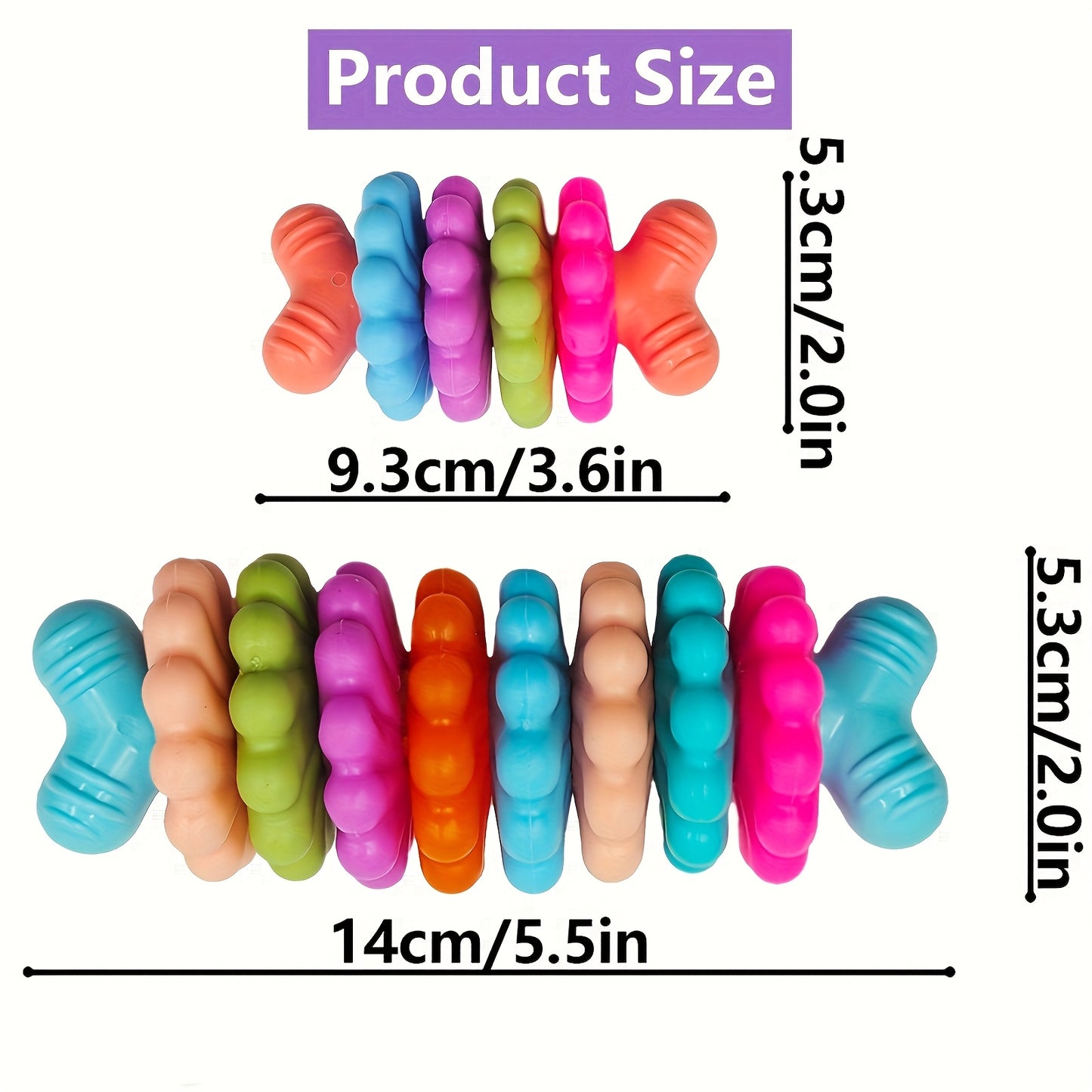 Jouets à mâcher pour chiens en forme d'os - Jouets dentaires résistants aux morsures pour nettoyer les dents, idéal pour l'élimination de la plaque dentaire