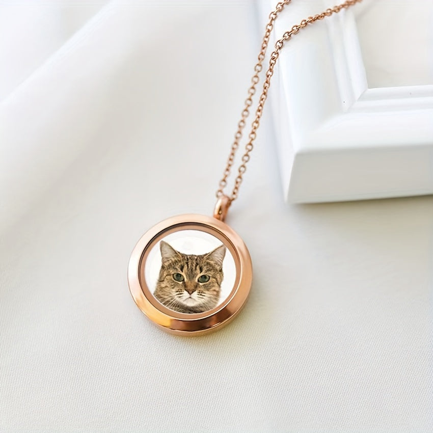 Collier commémoratif personnalisé pour se souvenir de votre animal de compagnie, pendentif pour poils d'animaux et photo de votre compagnon disparu, diverses couleurs