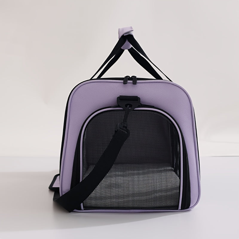 Sac de transport pour chien et chat, conçu en maille pour permettre une totale aération pour un confort optimal de votre animal. Diverses couleurs