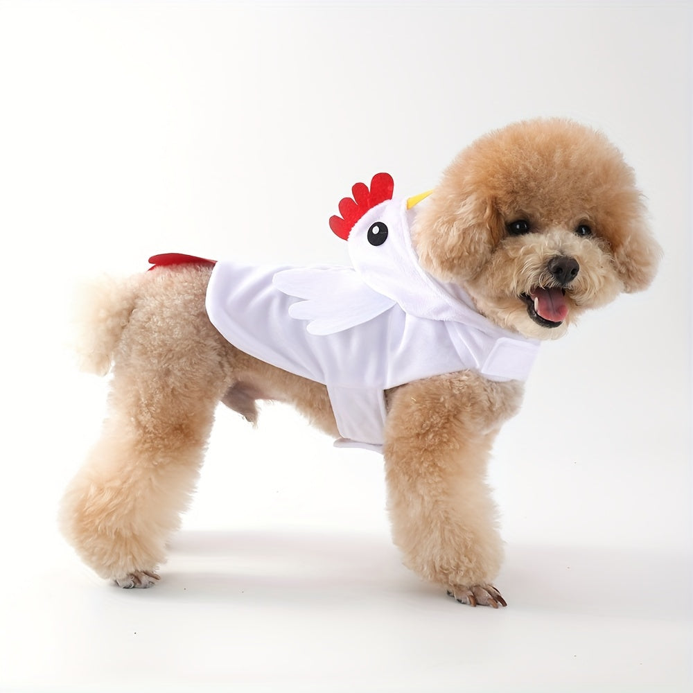 Costume de Pâques en forme de poulet mignon, pour petits chiens, diverses couleurs