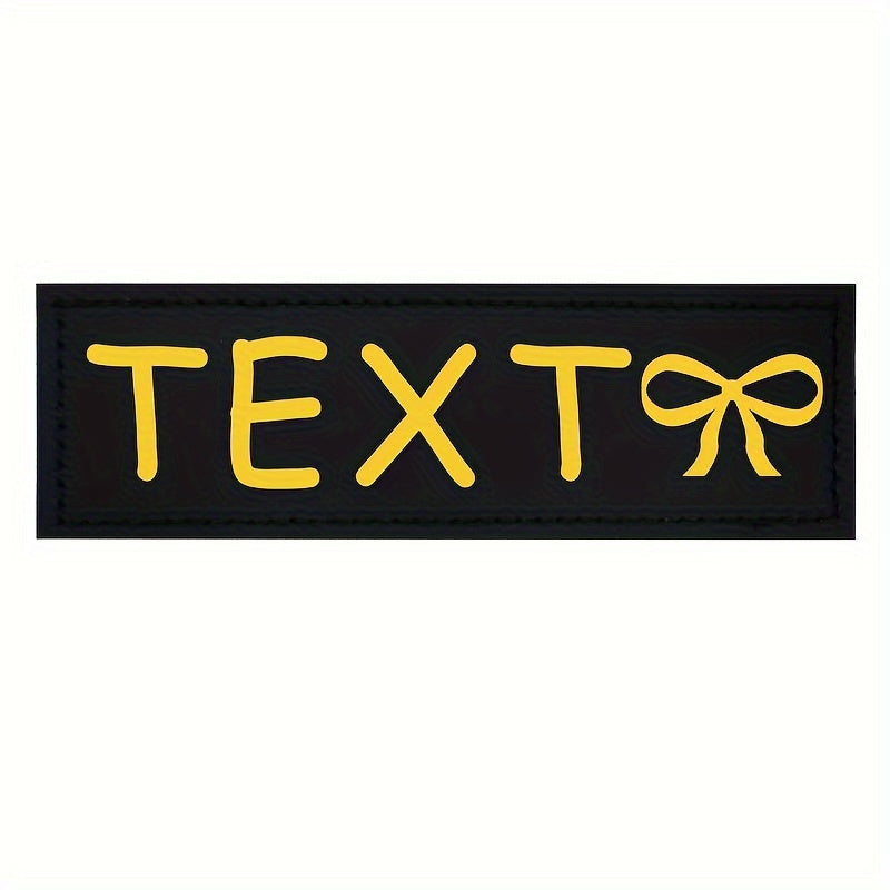 9 Colors Available Custom Pet Patches for Dog Harness Vest with Custom Name Traction Accessories