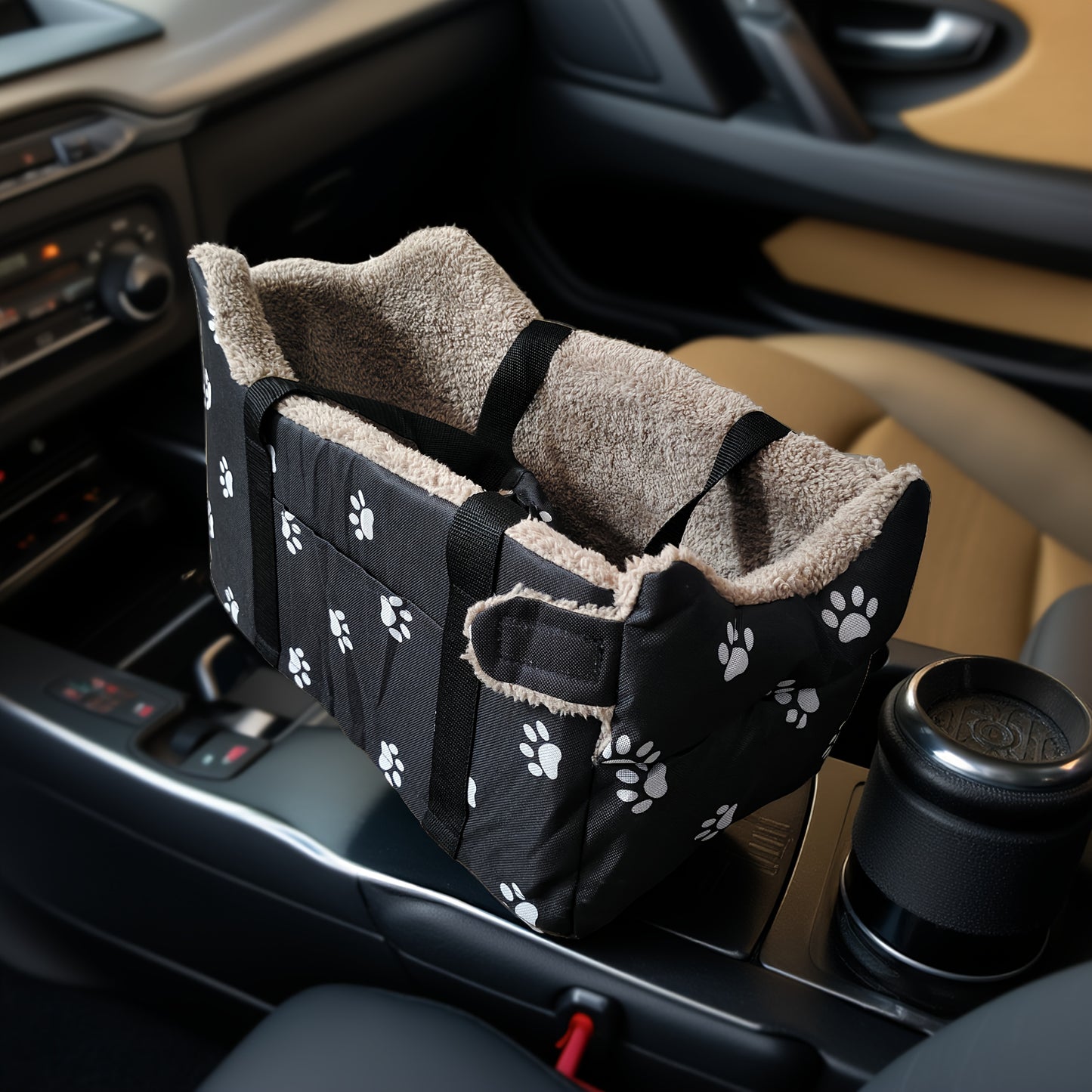 Sac de transport confortable pour chien et chat, rembourré en peluche, très chaud et douillet.