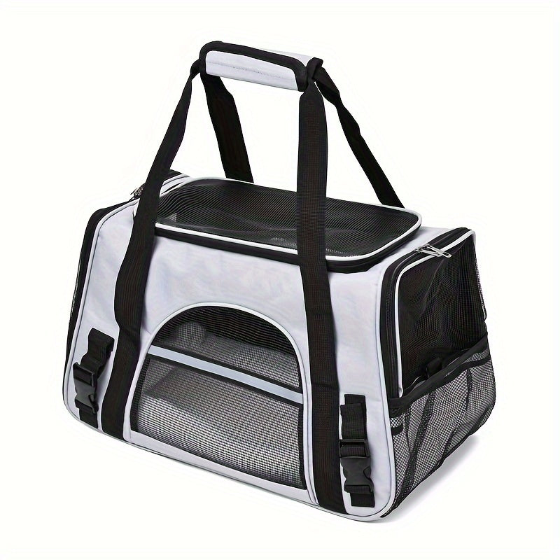 Sac de transport pour chien et chat, conçu en maille pour une aération totale et un confort optimal de votre animal, divers coloris