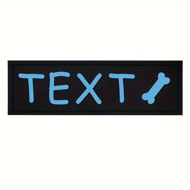 9 Colors Available Custom Pet Patches for Dog Harness Vest with Custom Name Traction Accessories