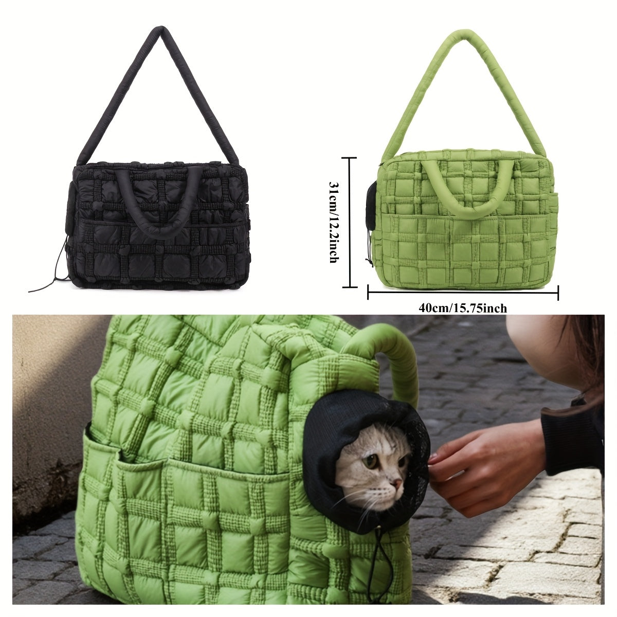 Sacoche de transport pour chien et chat lors des balades en vélo, transformable en sac à dos, léger, aéré et confortable, diverses couleurs