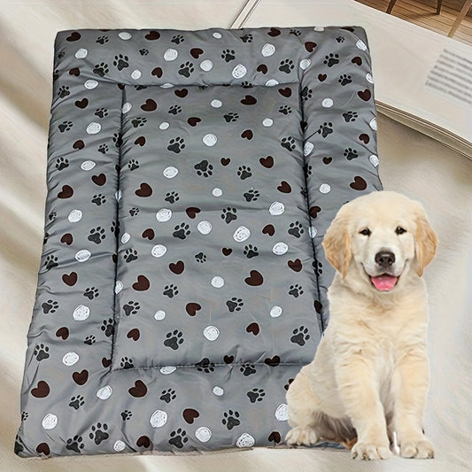 Tapis épais imprimé cartoon pour chien et chat, confortable et respirant, lit mignon, disponible en différentes tailles et couleurs