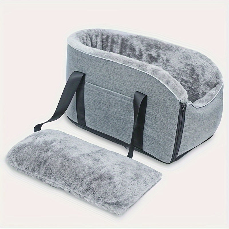 Sac de transport pour les voyages en voiture, pour chien et chat, rembourré en peluche, chaud et confortable, diverses couleurs