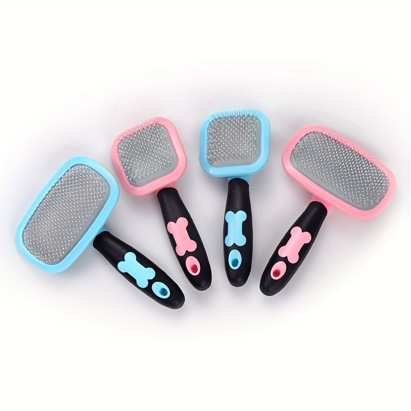 Brosse de toilettage pour chiens et chats pour éliminer les poils morts, diverses couleurs