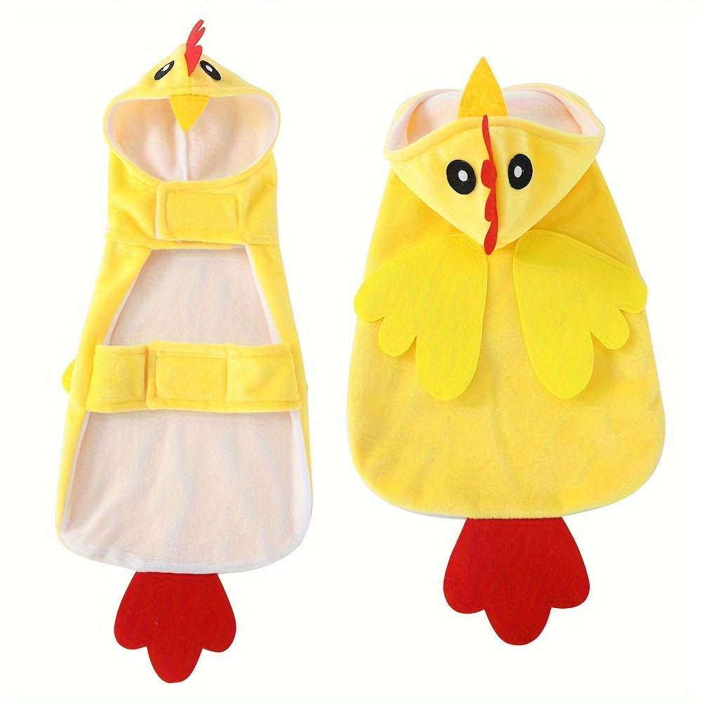Costume de Pâques en forme de poulet mignon, pour petits chiens, diverses couleurs