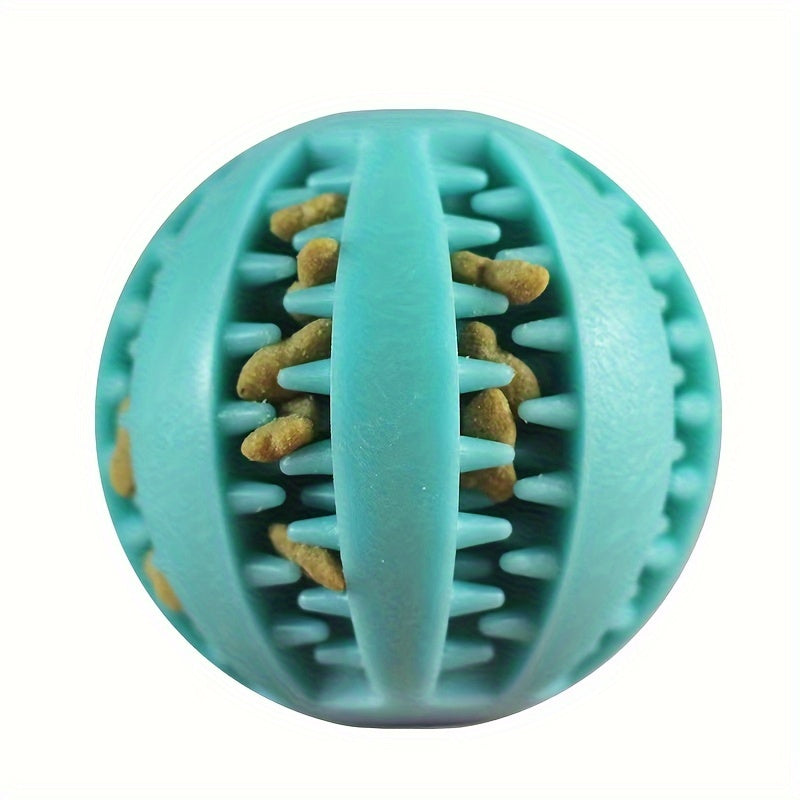 Jouet interactif en forme de balle pour chien, distributeur lent de friandise, diverses couleurs