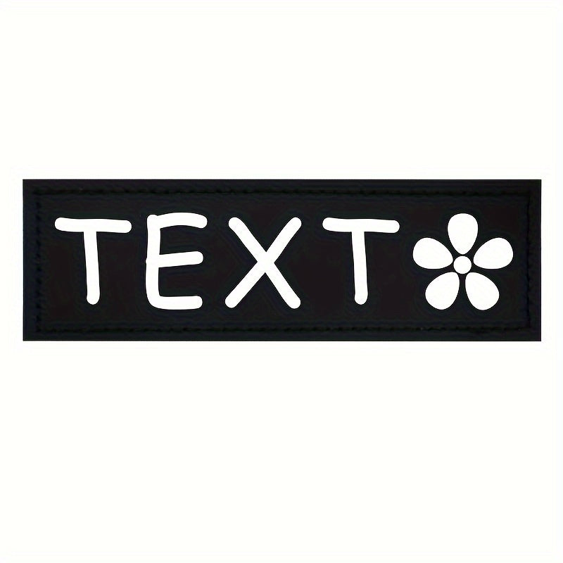 9 Colors Available Custom Pet Patches for Dog Harness Vest with Custom Name Traction Accessories