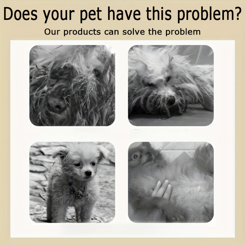 Shampooing pour chien et chat au parfum rafraîchissant, aux propriétés nettoyantes et hydratantes en profondeur, double action soin de la peau et élimination des odeurs, pour une fourrure propre, douce et brillante