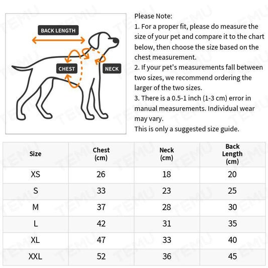 Manteau chaud pour chien avec 2 anneaux intégrés pour pouvoir partir en balade en toute sécurité, fermeture éclair pour un enfilage facile, diverses couleurs